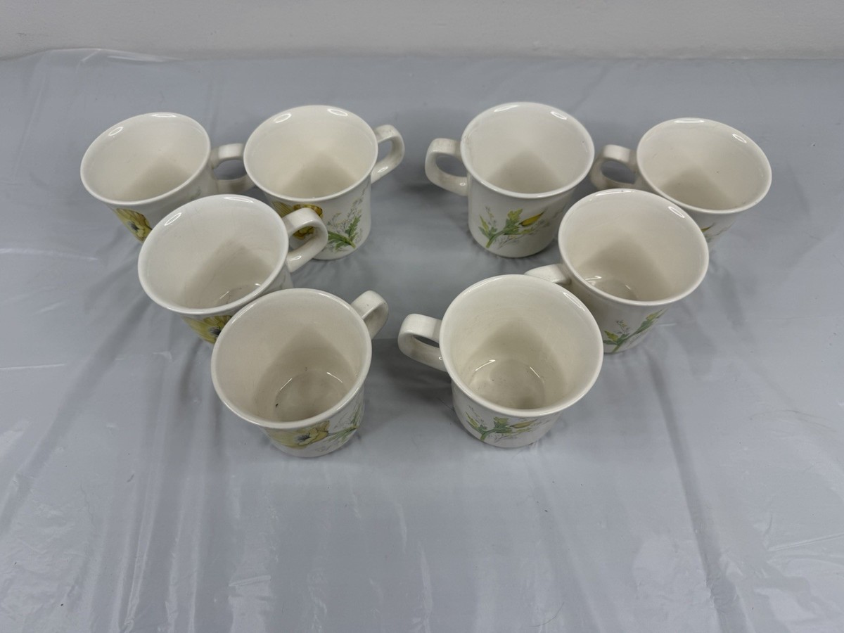 Vintage Noritake Craftone Buttercup 8769 Cup Yellow Floral Japan