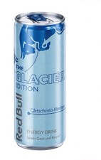 Einzeldose Red Bull Glacier Limited Edition - Gletschereis-Himbeere-Geschmack