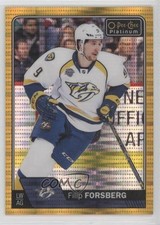 2016-17 O-Pee-Chee Platinum Seismic Gold 35/50 Filip Forsberg #11 2tb