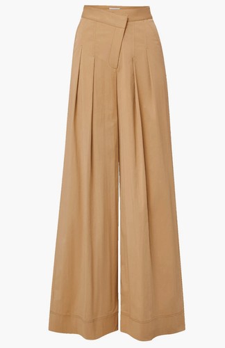 VERONICA BEARD Heron Pleated Wide Leg Pants Sz 10 - NWT $498