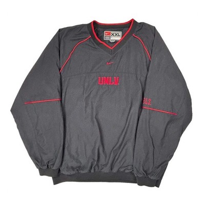 Unlv Rebels Nike College Windbreaker - 2XL Gray Polyester