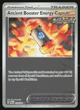 Ancient Booster Energy Capsule [Reverse Holo] #159 Prices | Pokemon Paradox  Rift | Pokemon Cards