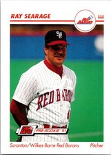 Ray Searage 1991 Line Drive AAA #496 Scranton/Wilkes-Barre Red Barons