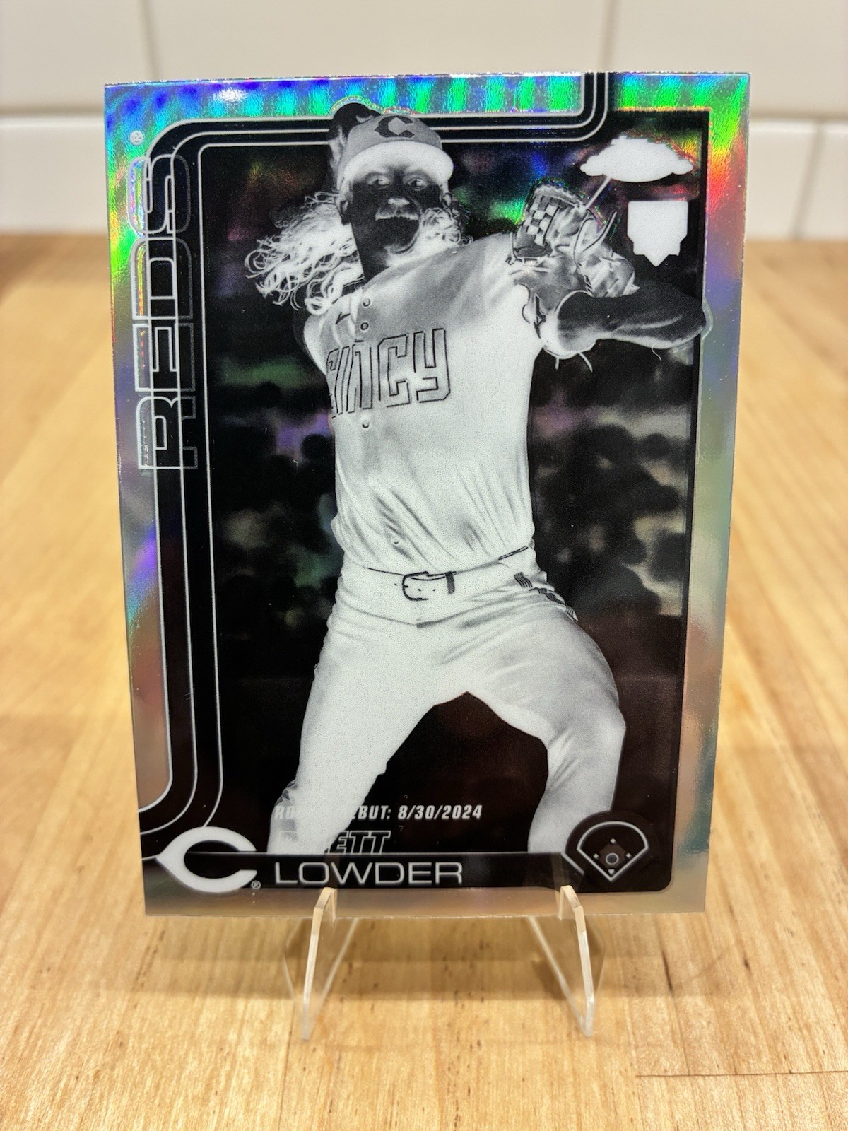 2025 Topps Chrome - Rhett Lowder #147 Negative Refractor (RC)