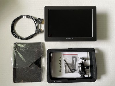 Lilliput A7S 7'' Full HD Monitor w/4K Support (Black Case) BRAND NEW. OPEN BOX.