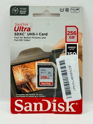 LOT of 6 - SanDisk Ultra, Extreme & Pro 256GB Mix Memory Cards - NEW