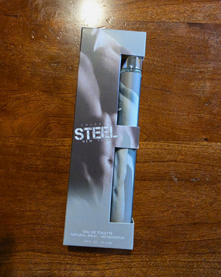 Steel New York Eau de Toilette Spray, Regular Size 1.18 fl oz