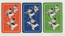 PIGS:  Three Little  Piglets!!  -  3  Single Swap / Playing Cards