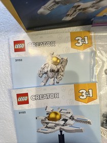 Lego Creator 3 in 1 #31152 Astronaut #31021 Pets #31004 Eagle Used Complete