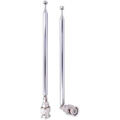(2 Packungen) BNC Funk Antenne mit BNC Stecker Klinken Stecker Adapter Tele5264
