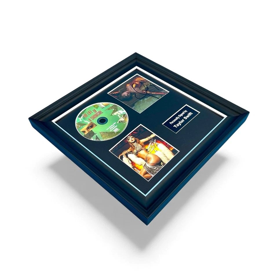 Taylor Swift SIGNED The Life of a Showgirl Photo #2 Luxury Display COA Autograph - Image 3 of 4