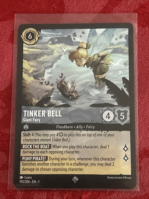 Disney Lorcana - Tinker Bell - Giant Fairy - Super Rare 193/204
