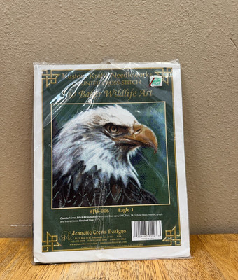 Kustom Krafts Eagle 1 Counted Cross Stitch Kit JW-006 JW Baker Wildlife Sealed