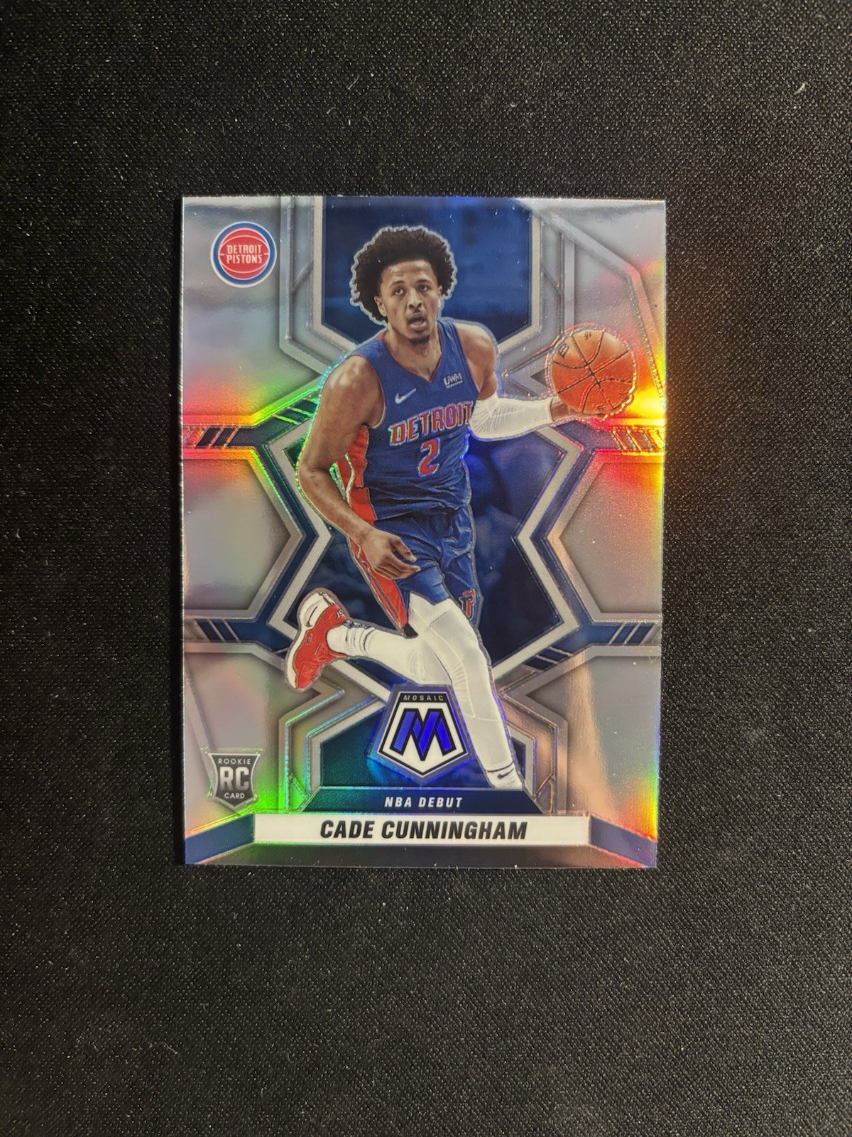 2021-22 Panini Mosaic - NBA Debut Cade Cunningham #261 Silver Prizm (RC)