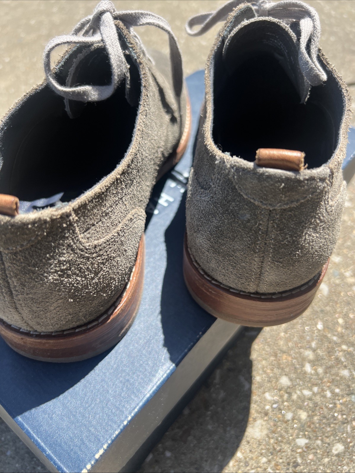 SAOLA Scarpe eleganti uomo Cole Haan Grand 360 grigio scamosciato taglia 9 M