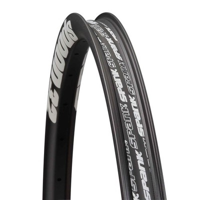 Spank Spoon 32 Rim - 26 Disc Black 32H Clincher Mountain Schrader Valve