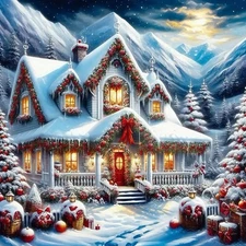 BYGFHLYW Christmas Diamond Art Kits for Adults Beginner, 5D KM433-1 