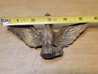 Brass Eagle Flag Pole topper Finial Post 4" tall Post — photo 3