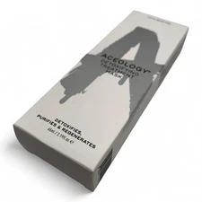 Aceology Detoxifying Treatment Mask 2.19 fl oz Unopened Tube in Box Cosmetics