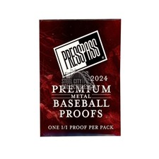 2024 Press Pass Premium Metal Baseball 1/1 Pre-Production Proof Pack