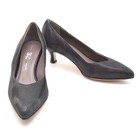 Ladies SAS Moxie $250 Kitten Heel Pumps 6 W Black Onyx Patent Shoes New in Box — photo 2
