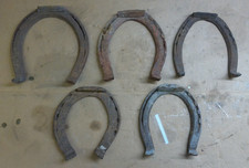 Vintage Horse Shoes, Lot Of 5 used ST/RM