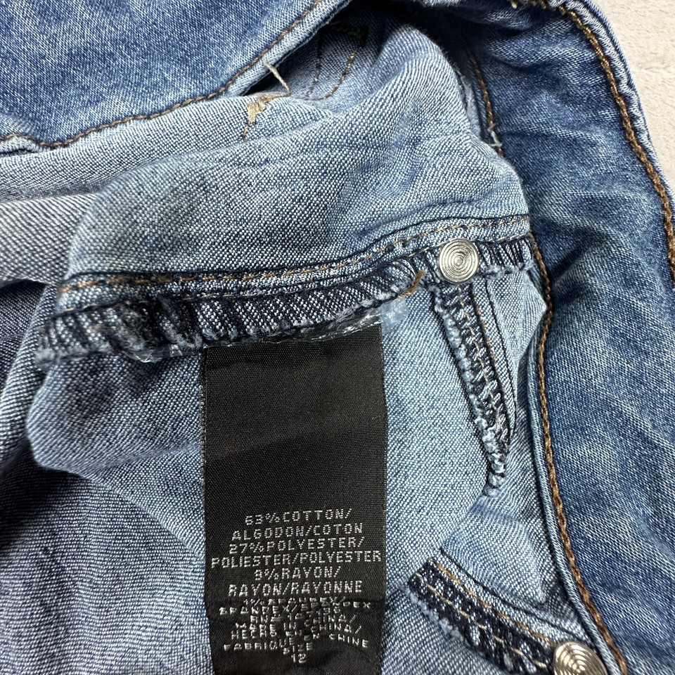 A3 Denim Jegging Jeans Womens Size 12 Blue Cotton High Rise Medium Wash ...