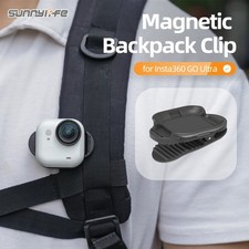 For Insta360 GO Ultra Camera Magnetic Backpack Clip Vertical-Horizontal Mount