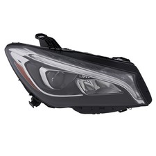 CLA-Class 2017-2019 Right Passenger LED Headlight Assembly Black Housing