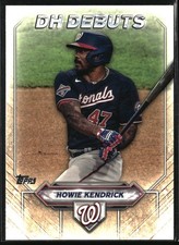 2021 Topps #DHD-7 Howie Kendrick DH Debuts