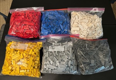 Lego 11 Lbs Pounds Random Pieces Plates Building Blocks Slopes Bulk Lot