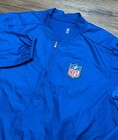 Nike NFL On Field 1/2 Zip Pullover Windbreaker Blue Men's Sz L (813185-431)