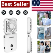 Compact Rechargeable Handheld Fan with Adjustable Speeds – Essential for Summer