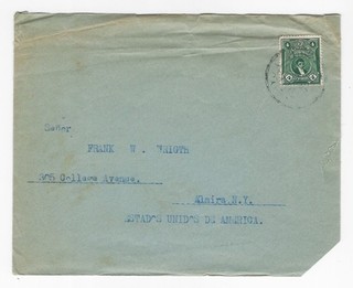 Peru 1931 Cover Chiclayo Almira New York Scott #277 4 Cent Printed Matter Rate!