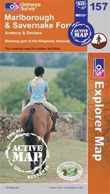 Marlborough & Savernake Forest - OS Explorer - Active ... Sheet map, folded Book