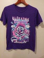 Killer Clowns from Outerspace Purple Medium Shirt Terror Threads Horror Movie