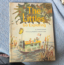 John Peterson The Littles Go Exploring PB 1978 Scholastic Illus Ages 4-8