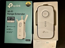 WiFi Booster TP-Link RE450 Wi-Fi Extender AC1750 Dual Band Gigabit NEW Opened
