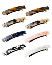 Hair Barrettes for Women, 8 Pcs Barrettes for Fine Thin Thick Hair, 3 Inch Aceta