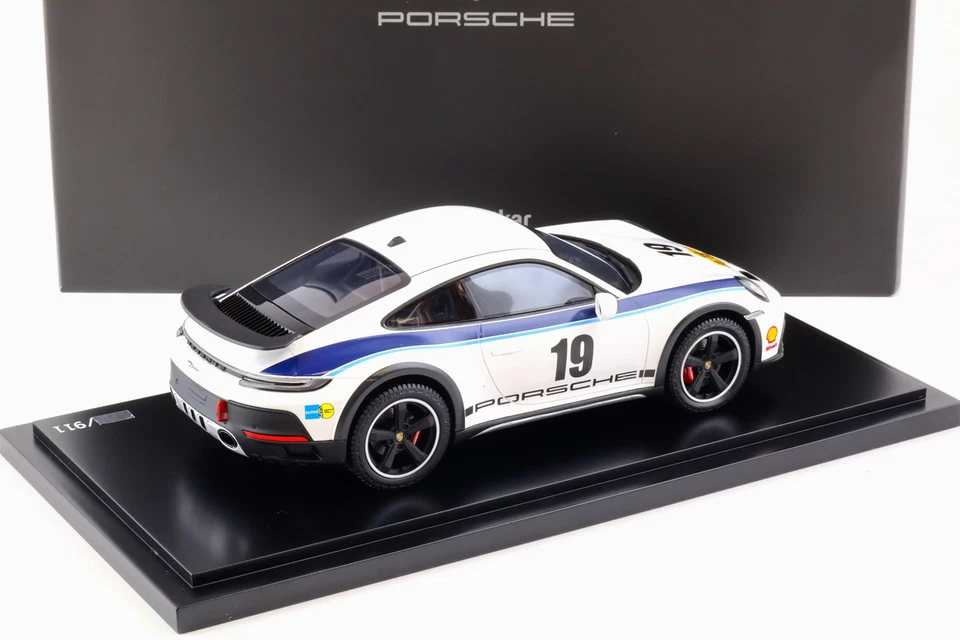 1:18 Spark Porsche 911 (992) Dakar Rallye 1974 Design Kühne & Nagel WAP DEALER - Immagine 3 di 4