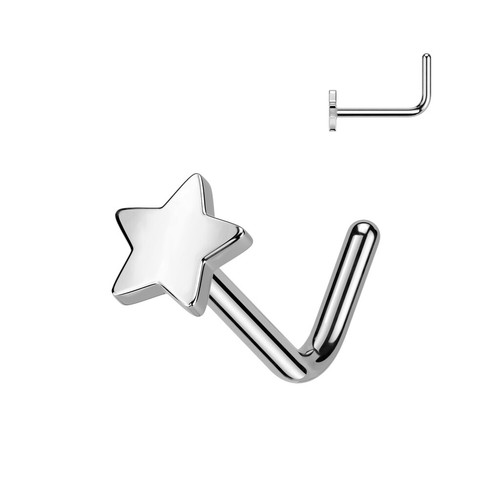 Piercing coude de nez en Titane - Etoile On Top - - Picture 6 of 8