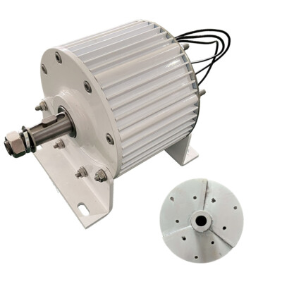 2000W 3Phasen Permanentmagnet Generator 48V 96V 220V Synchrongenerator mit Hub