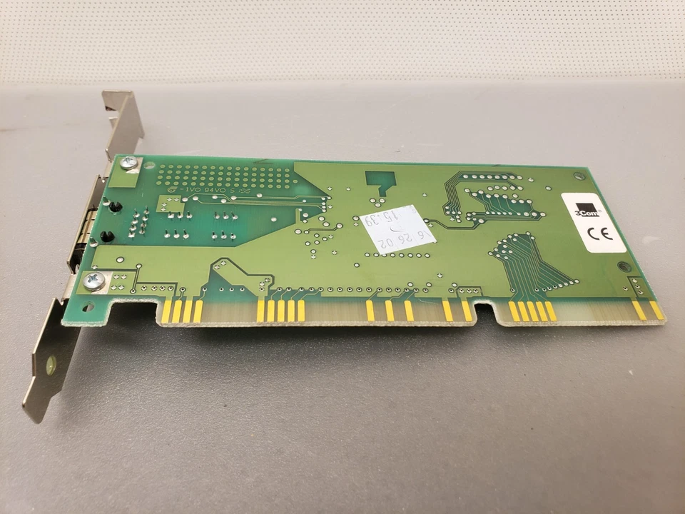 Vintage 3Com 3C509B-TPO 10Mbps ISA 10 Base-T Ethernet Adapter NIC Tested - Image 3 of 3