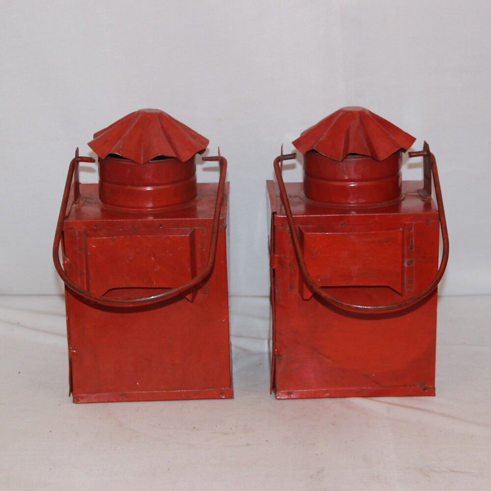 Antique Railroad Lantern, Old Signal Railway Lamps, Unique Home and
