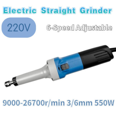 6-Speed Adjustable Straight Grinding Machine 220V Electric Handheld Die ...