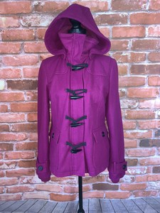 pink toggle coat