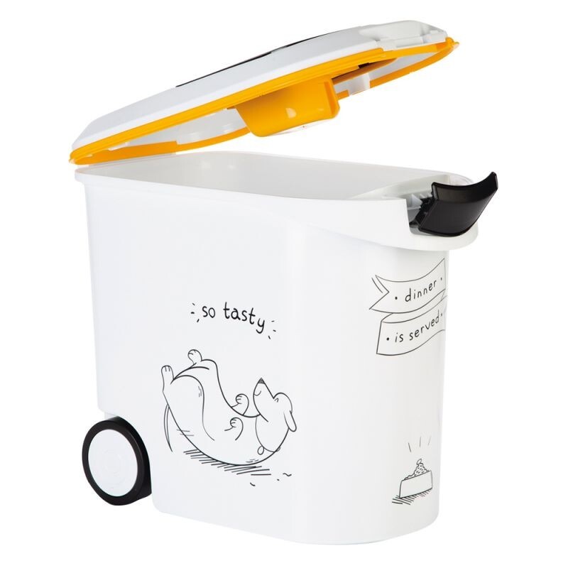 Curver Dry Dog Food Container 12kg Airtight Rubber Seal Keeps Fresh