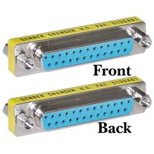 Serial Mini DB25 25-Pin Mini Female to Female Gender Changer Coupler Adapter NEW