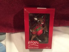 Kurt Adler Rudolph The Red-Nosed Reindeer Holiday Christmas Ornament