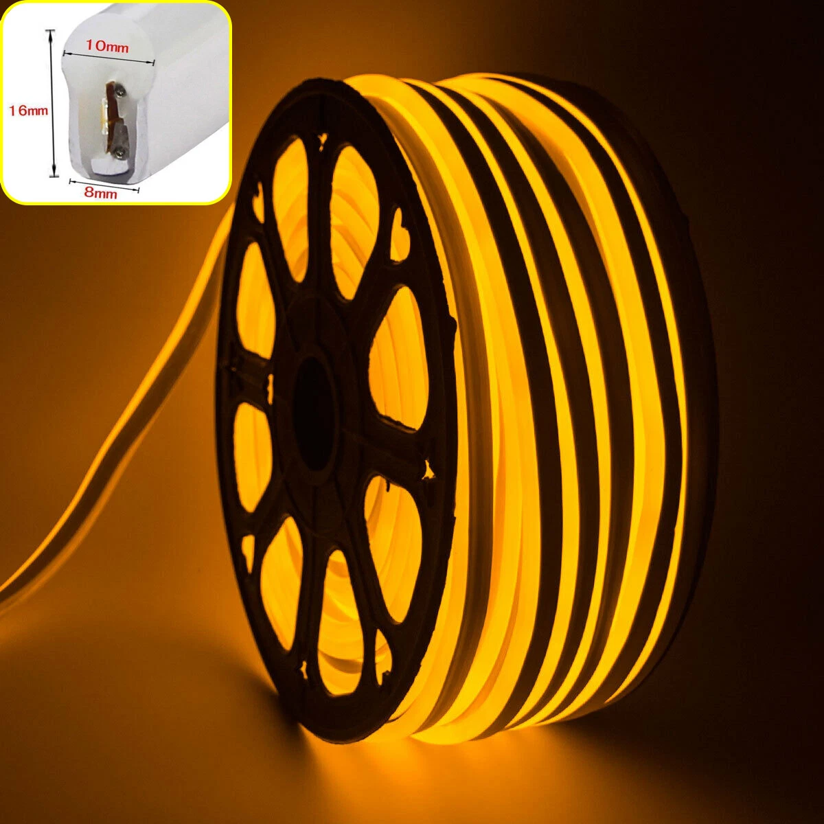 LED Neon Rope Lights Strip Outdoor Waterproof Commercial Sign Room Decor 12V/24V
Opens in a new wind